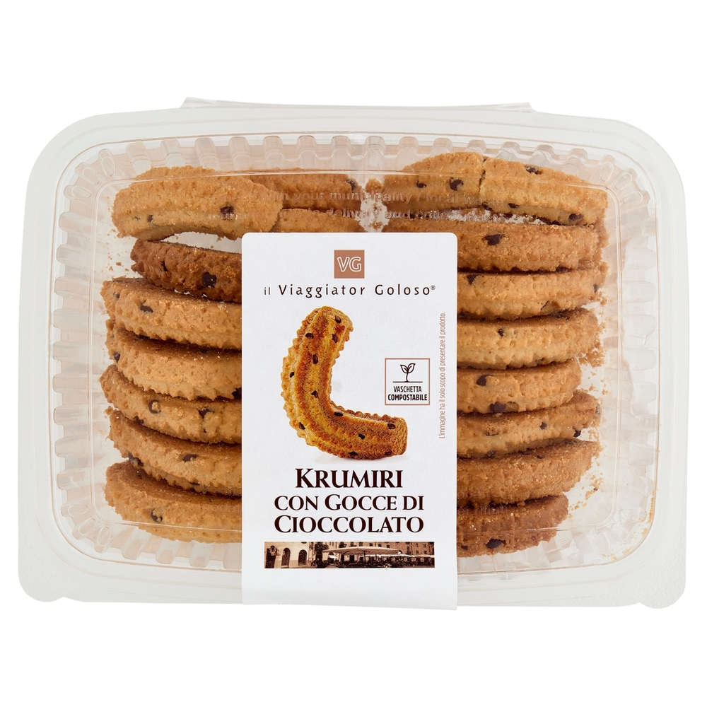 Krumiri con Gocce di Cioccolato Il Viaggiator Goloso